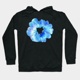 Blue Scrunchie Hoodie